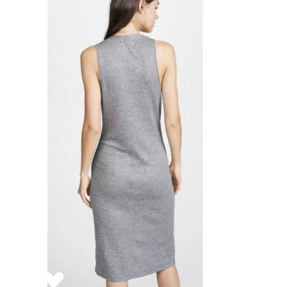 RAG & BONE Mac Midi Tank Dress in Heather Gray Sz S - Picture 11 of 11